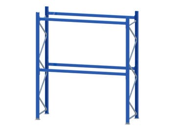 Palletstelling - 2 staanders 3150x1000+ 2 niveaus 2600x80mm, Ophalen of Verzenden