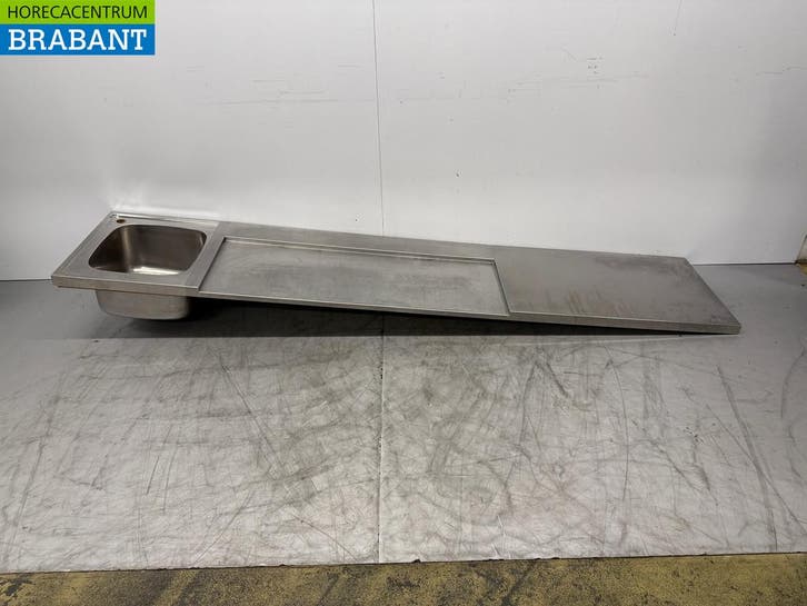 RVS Spoelblad Spoelbak 269 x 55 cm Horeca, Zakelijke goederen, Horeca | Meubilair en Inrichting, Ophalen of Verzenden