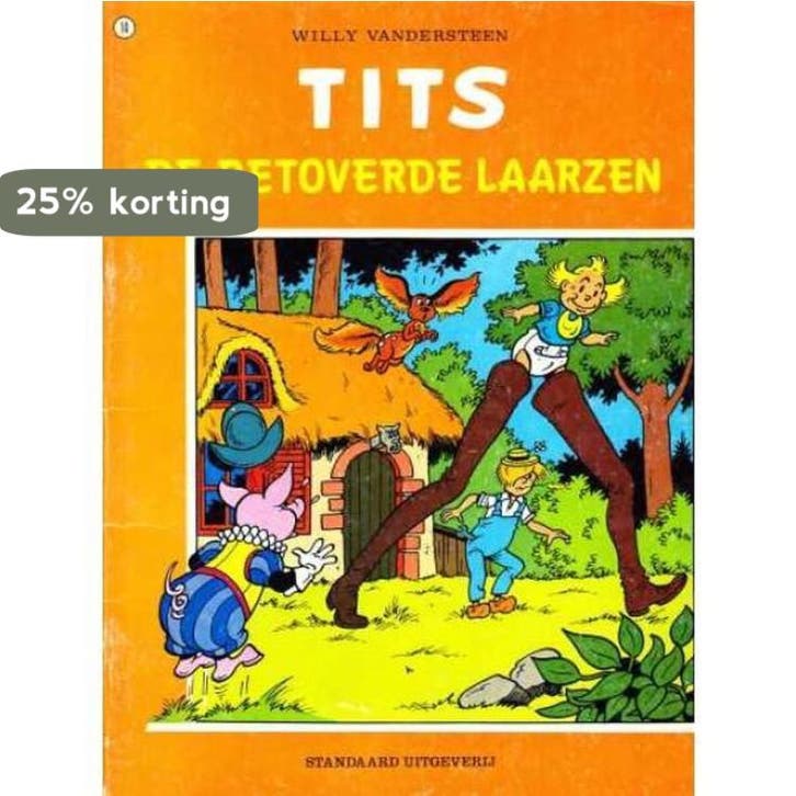 De betoverde laarzen / Tits / 10 9789002142765, Livres, BD, Envoi