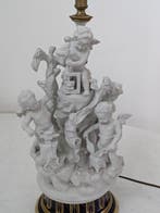 Lamp - Biscuit porselein, Antiek en Kunst