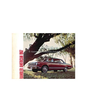 1967 RAMBLER AMERICAN BROCHURE ENGELS