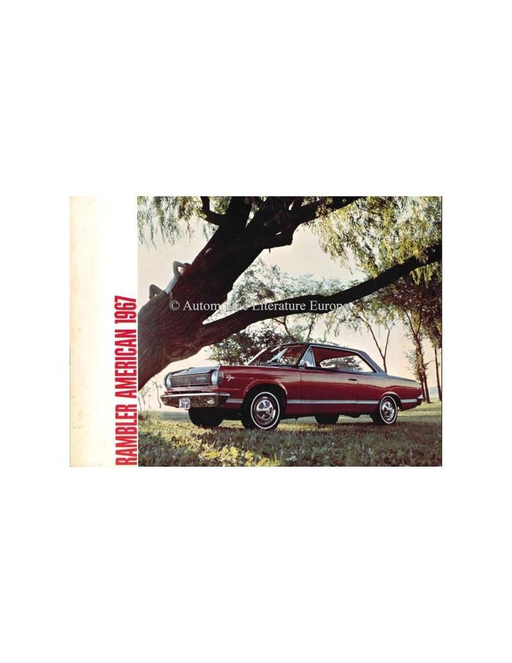 1967 RAMBLER AMERICAN BROCHURE ENGELS, Livres, Autos | Brochures & Magazines