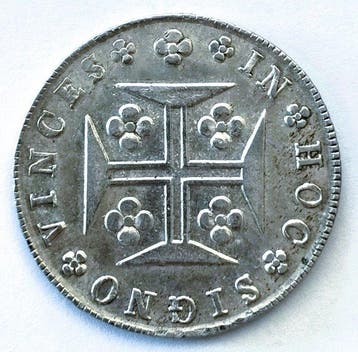 Portugal. D. Maria II (1833-1853). Cruzado Novo (480 Reis) -