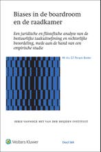 Biases in de boardroom en de raadkamer / Serie vanwege het, Boeken, Verzenden, Zo goed als nieuw, C.F. Perquin-Deelen