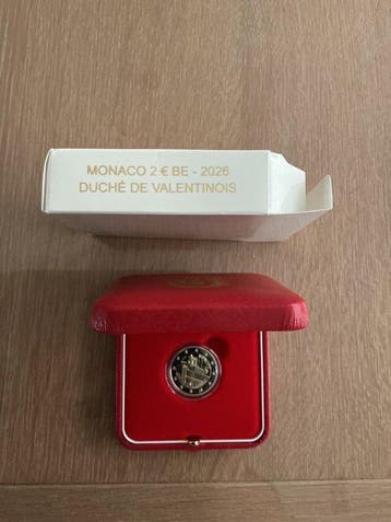 Monaco. 2 Euro 2026 Duche de Valentinois Proof, Postzegels en Munten