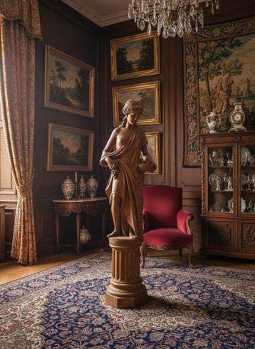 sculptuur - 160 cm - Aardewerk, Antiek en Kunst