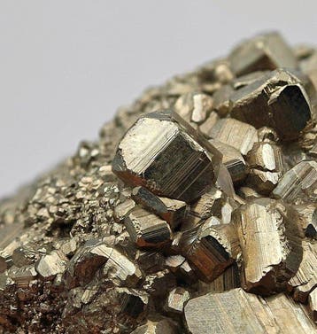 Goudgeplateerde pyriet, Abito CUBOTTAEDRICO, Peru Kristallen, Verzamelen