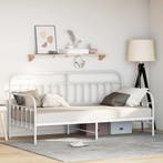 vidaXL Bedframe voor een daybed Wit 100 x 200 cm, Huis en Inrichting, Verzenden, Nieuw