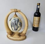 Struisvogel Ei - Africa’s Big Five - 28 cm - 24 cm - 12 cm
