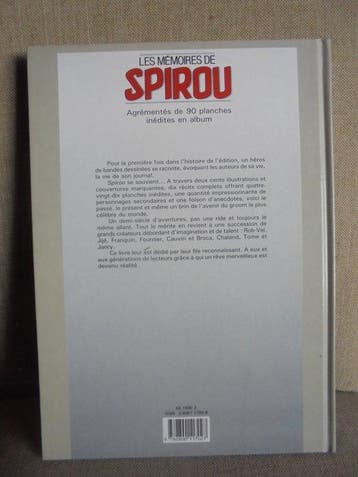 Les Mémoires de Spirou - C - 1 Album - Eerste druk - 1989, Livres
