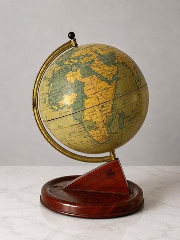 Celestial and terrestrial globes - Rare Chad Valley Desk