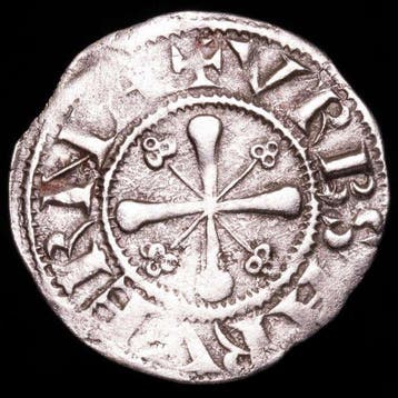 . Frankrijk Denier Auvergne. Bishopric of Clermont, minted