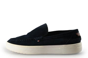 Tommy Hilfiger Instappers in maat 42 Blauw, Zo goed als nieuw, Verzenden, Blauw, Tommy Hilfiger