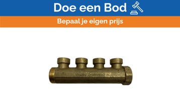 Bieden: Marine Brass Fluid Distributor Collector with 1/2 I, Ophalen of Verzenden, Nieuw