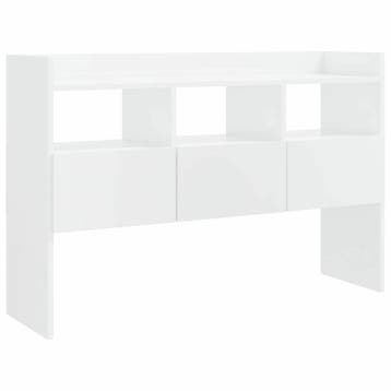 Dressoir 105x30x70cm - Modern hoogglans wit. Ideale opber..., Huis en Inrichting, Met plank(en), 100 tot 150 cm, Verzenden, Zo goed als nieuw