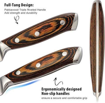 Smoked Blades - Keukenmes - Chefs knife - Professionele, Antiek en Kunst