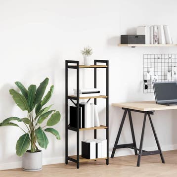 vidaXL Boekenplank 40 x 30 x 119 cm Bewerkt hout Artisan, Verzenden