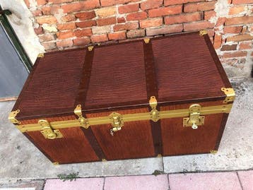 Fiam - Opbergkoffer - Synthetisch leder - kist garderobe