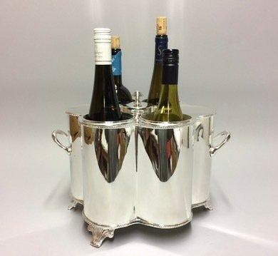 Refroidisseur à vin - pour 4 bouteilles avec un compartiment, Maison & Meubles, Maison & Meubles | Autre