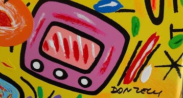 Bruno Donzelli (1941) - Keith Haring love, Antiek en Kunst
