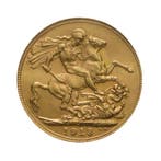 Gouden Sovereign munt, Postzegels en Munten