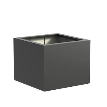 Polyester plantenbak 100x100x80cm - Met bodem, Kunststof, 100 cm of meer, Vierkant, Nieuw