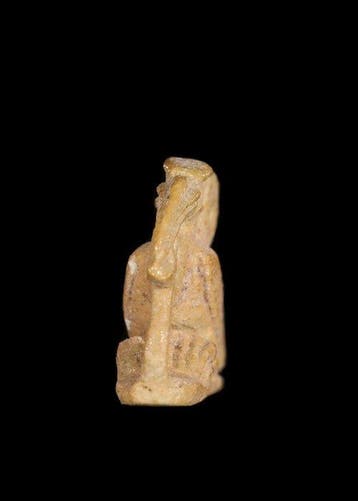 Égypte ancienne, période tardive Faïence jaune Amulette de