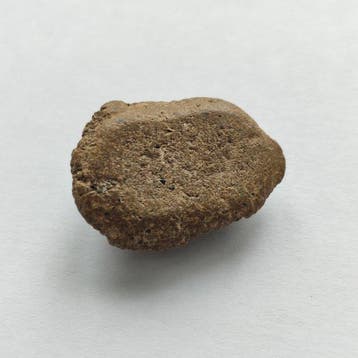 Oud-Indochinese Clay XS Coved zittende Ganesha