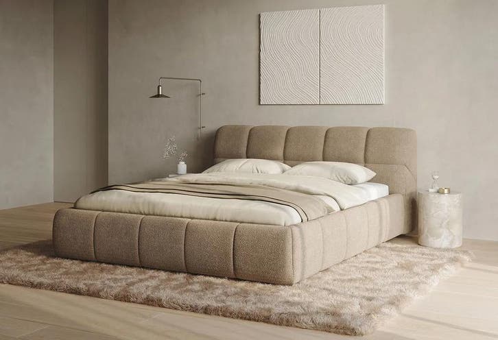 Snel leverbaar: Bedframe Night Santiago - Snel leverbaar |, Huis en Inrichting, Slaapkamer | Bedden, Nieuw, Verzenden