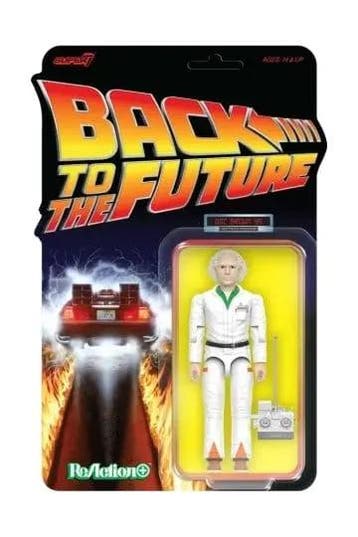 Back To The Future ReAction+ Action Figure Wave 01 Doc Brown, Collections, Ophalen of Verzenden