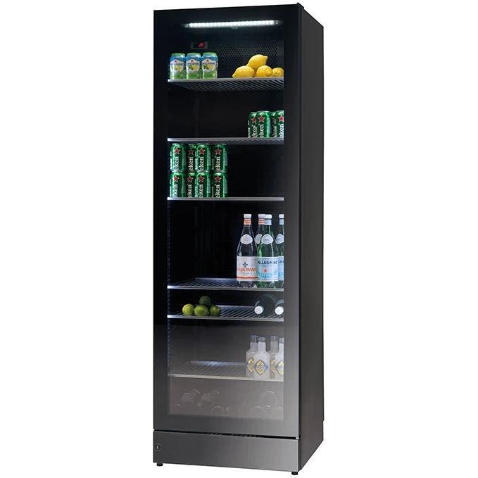 Koelkast | 344L | Zwart | +2°C/+10°C | Geforceerd | Wielen, Zakelijke goederen, Horeca | Keukenapparatuur, Nieuw in verpakking