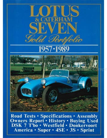 LOTUS & CATERHAM SEVEN, GOLD PORTFOLIO 1957-1989, Nieuw