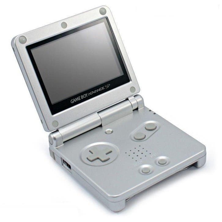 Nintendo Game Boy Advance SP Silver (Nette Staat), Games en Spelcomputers, Spelcomputers | Nintendo Game Boy, Zo goed als nieuw