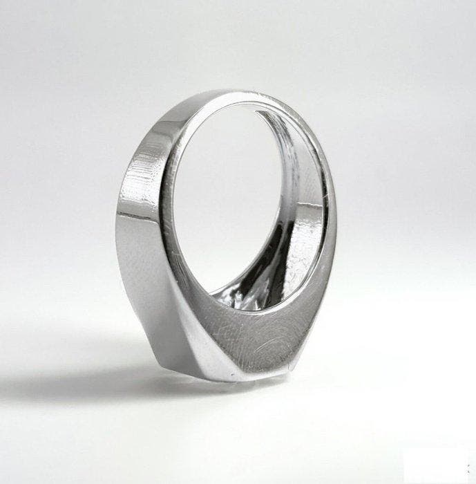 Ring - 14 karaat Witgoud - 6.01ct. tw. Diamant (Lab-grown), Bijoux, Sacs & Beauté, Bagues