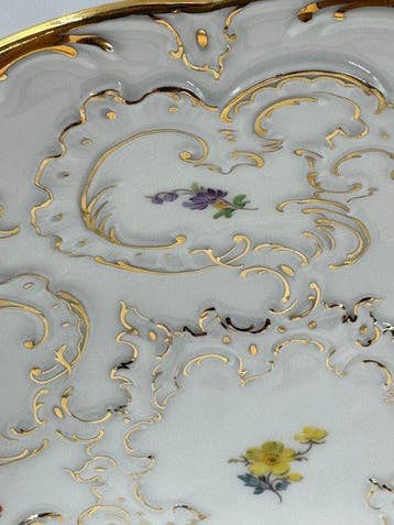 Meissen - Bord - Porselein - Meissen pronkteller