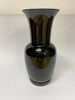 Venini - Vase - Verre de Murano - Opaline noire