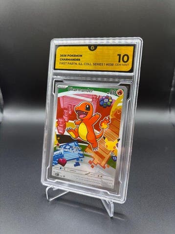 Pokémon - 1 Graded card - Charmander #038 First Partner, Nieuw