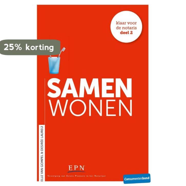Samenwonen / Klaar voor de notaris / 2 9789059512290, Livres, Science, Envoi