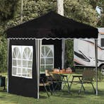 vidaXL Pop-up Feesttent Zwart 195 x 195 x 245 cm, Verzenden