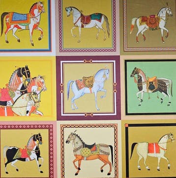 Decoratief Equestre wandtapijt Chevalier van Velvet Deluxe