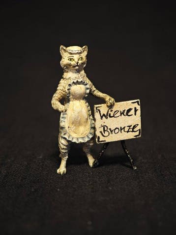 No Reserve Franz Xavier Bergman Style - Beeldje - Chef Cat -, Antiek en Kunst