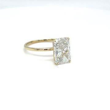 Zonder minimumprijs - Ring - 14 karaat Geel goud - 3.07ct.