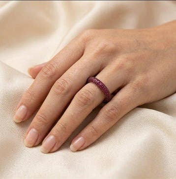 Zonder minimumprijs - Eeuwigheidsring Zilver - 1.50ct. tw.