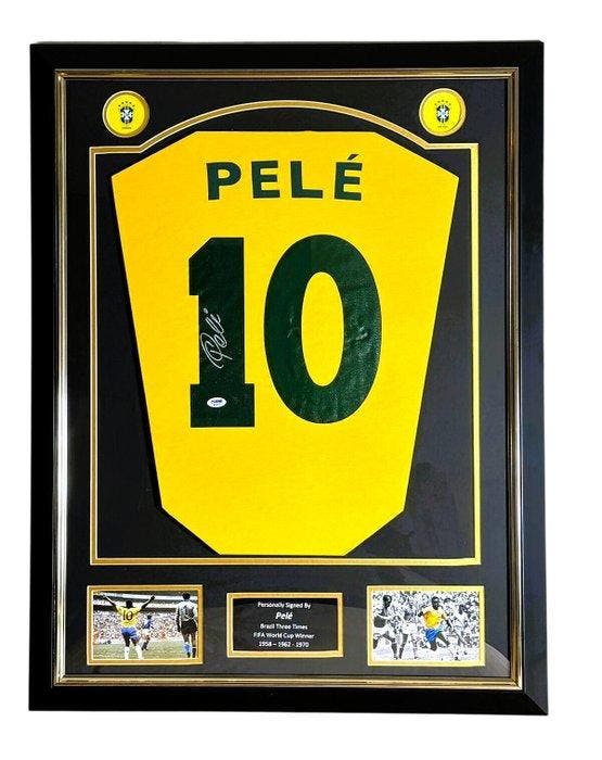 Brazil - Wereldkampioenschap Voetbal - Pele- Premium Frame -, Verzamelen, Overige Verzamelen