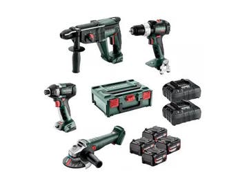 Veiling - Metabo combo set 5,2Ah 18V 4.4.2, Doe-het-zelf en Bouw, Gereedschap | Overige machines, Nieuw