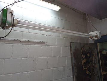 Polamp - Plafondlamp - Vintage-fabriekslamp - Metaal,