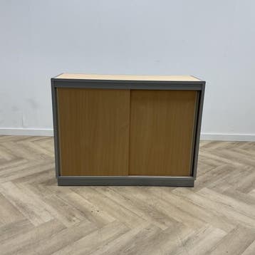 Galvanitas schoolkast vv 4 legborden en 2 lades (hxbxd), Gebruikt