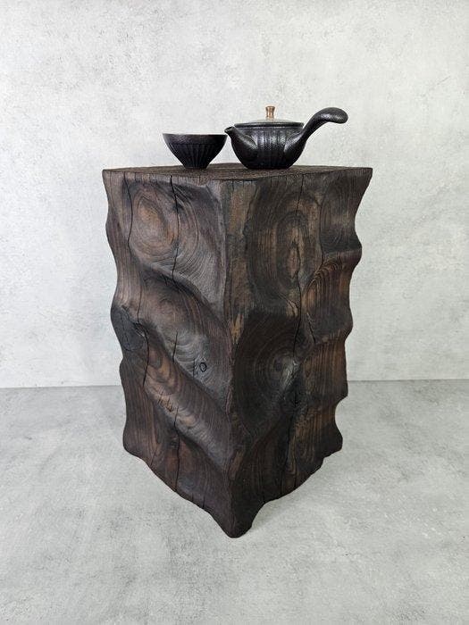Dean Marino - Dean Marino - Bijzettafel - Santoku - ceder, Antiek en Kunst, Kunst | Designobjecten