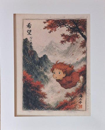 Emma Wildfang - Ponyo - Series -Anime Ukiyo – Legends in, Nieuw