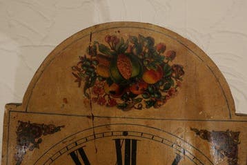 Zwarte Woud wandklok - Antiek Hout, Messing, Ijzer -